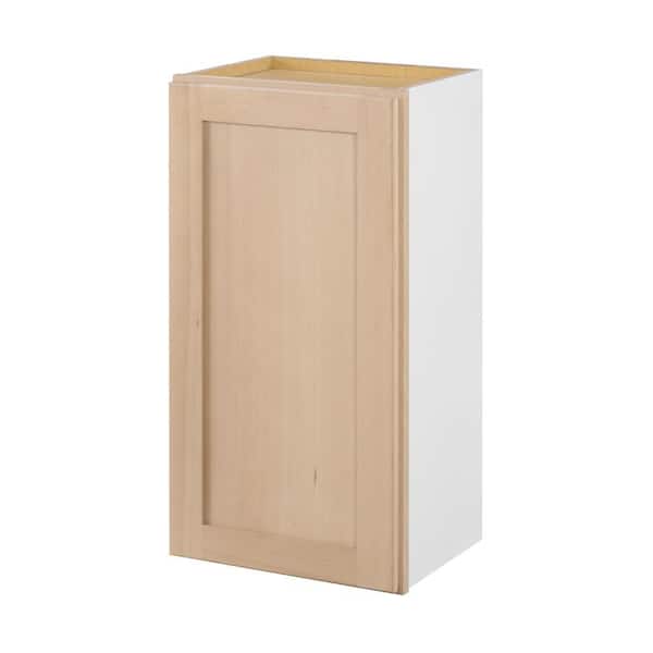 15 in. W x 12 in. D x 30 in. H Ready to Assemble Wall Kitchen Cabinet in Unfinished with CLICKREADY Technology