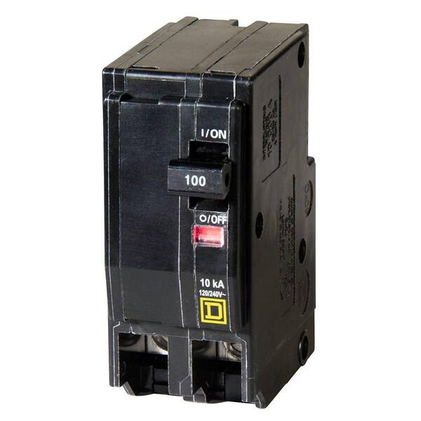 Square D Bolt On Circuit breaker QOB2100 Brand New In box 100A 2 Pole 120/240V 