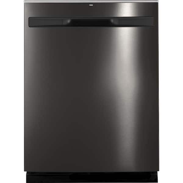 GE 24 in. Fingerprint Resistant Black Stainless Steel Top Control Built-In Tall Tub Dishwasher with 3rd Rack and 45 dBA