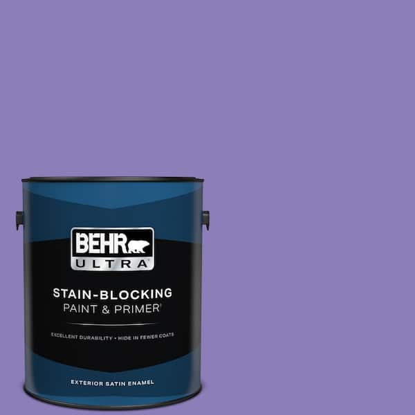 BEHR ULTRA 1 gal. #P560-5 Unimaginable Satin Enamel Exterior Paint & Primer