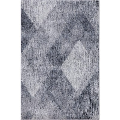 Gray 3' .7 x 4'.11 Rugs and Decor area rugs 