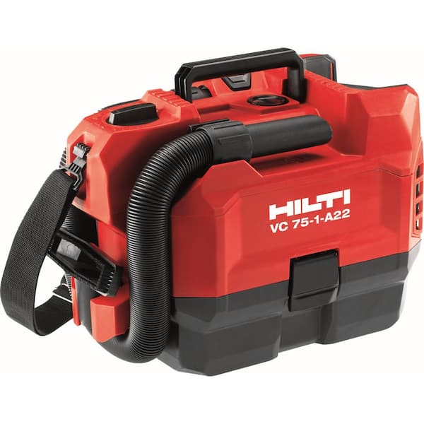 Hilti 22-Volt VC 75-1-A22 3.5 Gal. 75 CFM Lithium-Ion Cordless Vacuum with Dry and HEPA Filter (Battery Not Included)