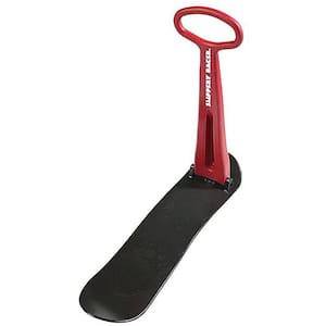 Downhill Kids Foldable Outdoor Winter Ski Scooter Snow Sled in Red