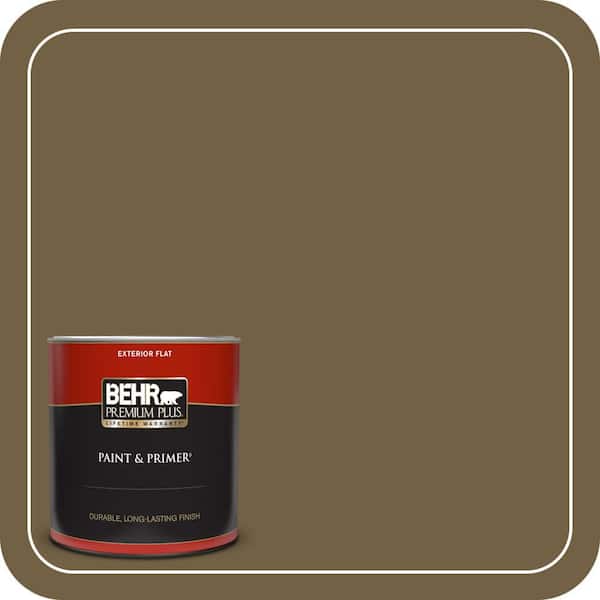 BEHR PREMIUM PLUS 1 qt. #PPU7-02 Tree Swing Flat Exterior Paint & Primer