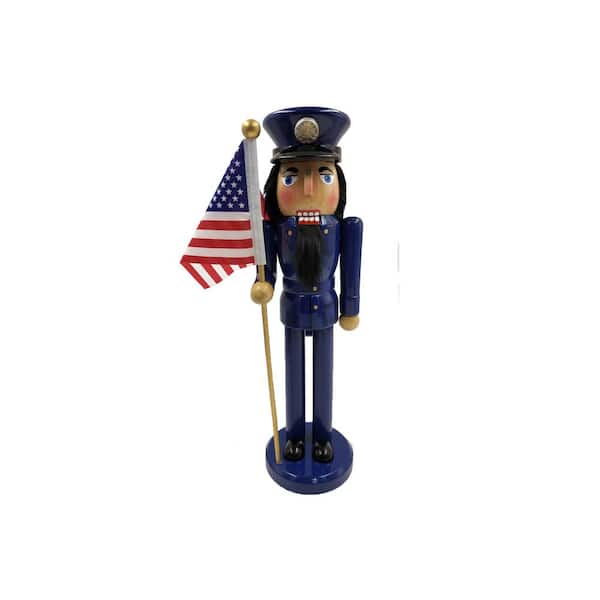 Santa's Workshop 14 in. Air Force Nutcracker