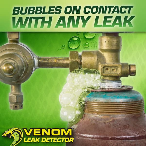 VENOM 8 oz. Leak Detector Spray with Visible Bubble Leak Detection