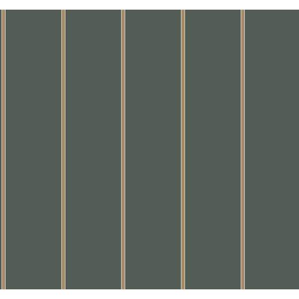York Wallcoverings Social Club Stripe Green Spray and Stick Roll (Covers 60.75 sq. ft.)