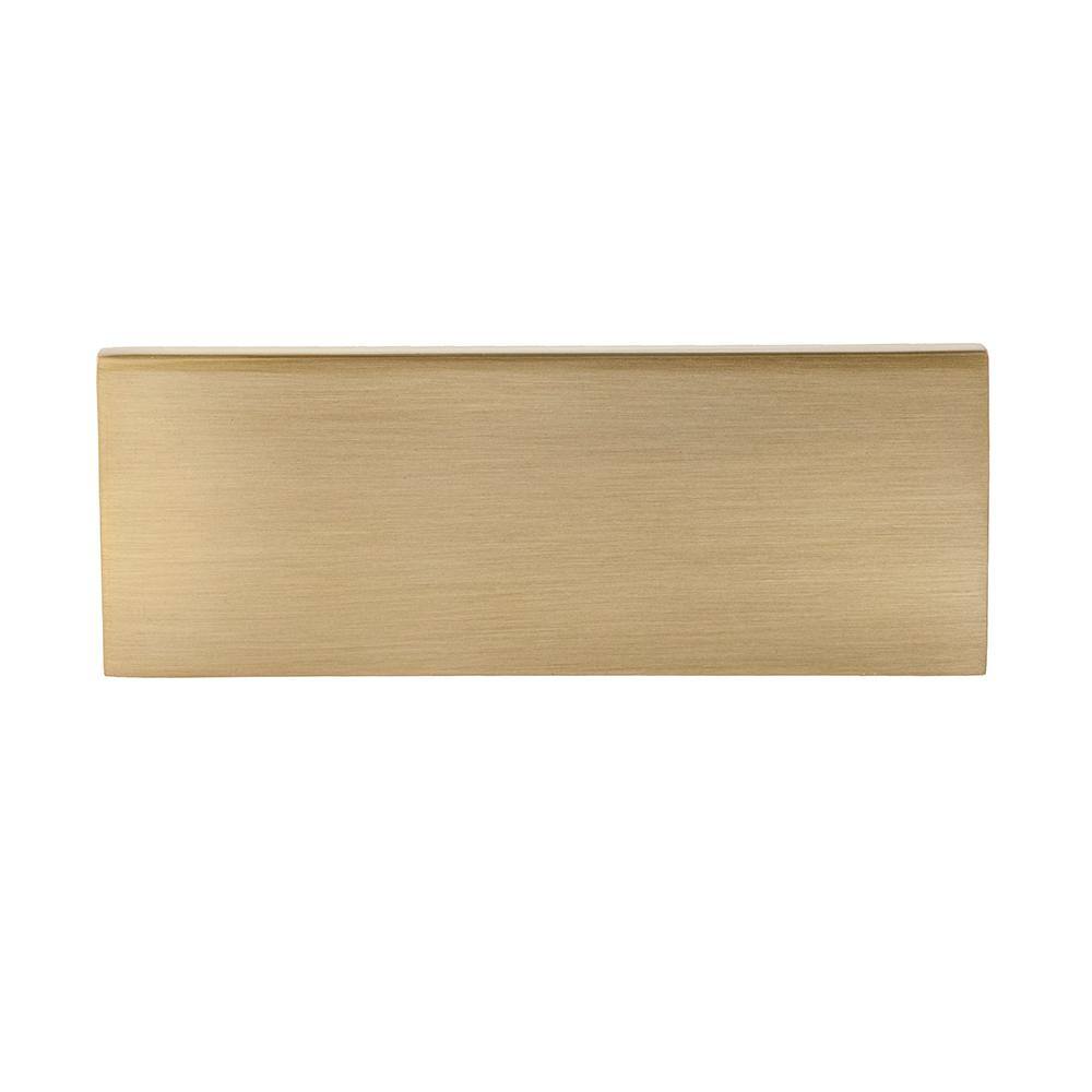 Ethan 4" Satin Brass Modern Finger Pull