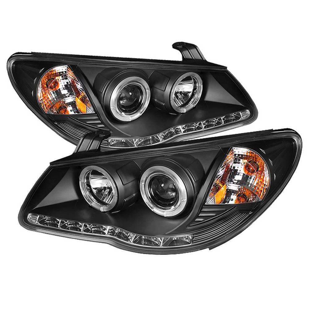 Spyder Auto Hyundai Elantra 0710 Projector Headlights LED Halo DRL