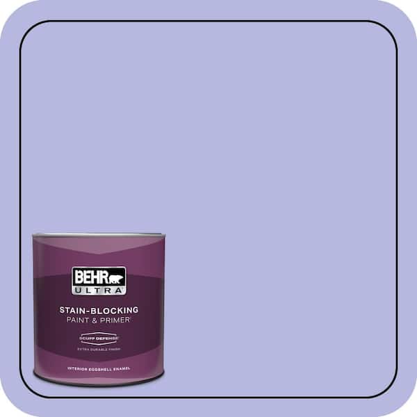BEHR ULTRA 1 qt. #P550-3 Lavender Cloud Extra Durable Eggshell Enamel Interior Paint & Primer