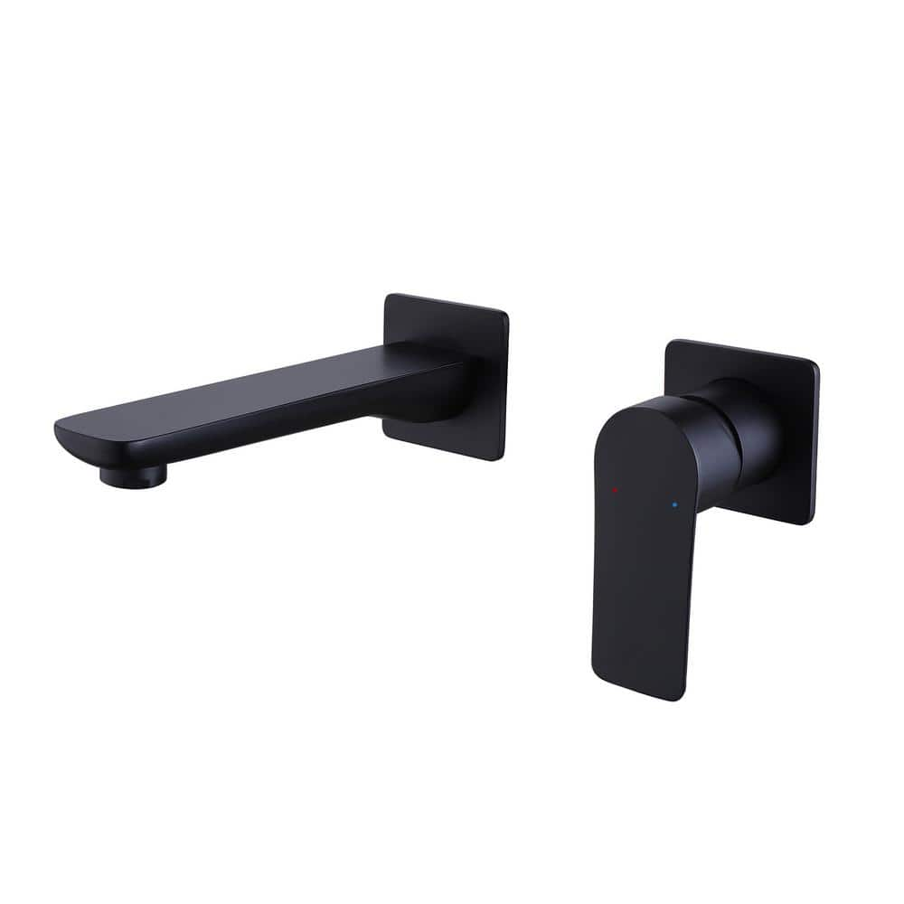 FLG Single-Handle Wall-Mount Roman Tub Faucet Modern 4.5 GPM High Flow ...