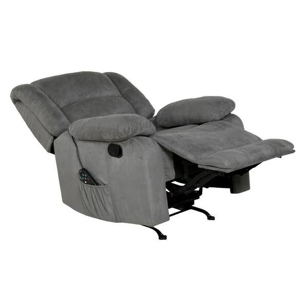 relaxzen rocker massage recliner with heat and usb