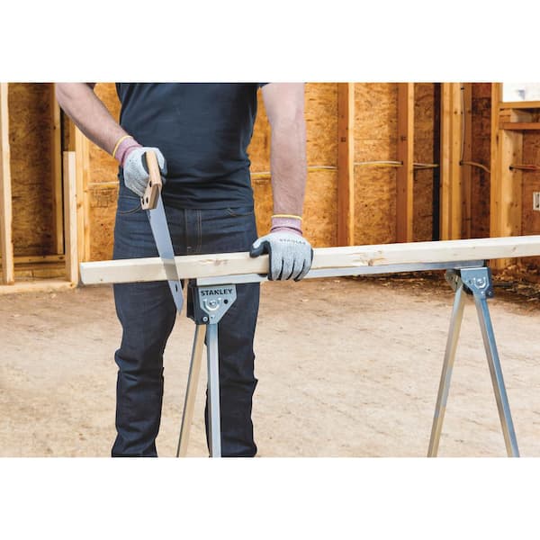 Stanley 29 in. Folding Metal Sawhorse 2 Pack STST11154W11154