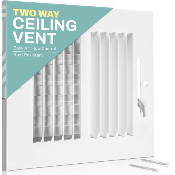 HOME INTUITION 12 x 2-Way Air Vent Coves for Home - Main Image
