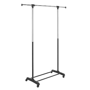 Chrome Metal Clothes Rack 48 in. W x 66 in. H