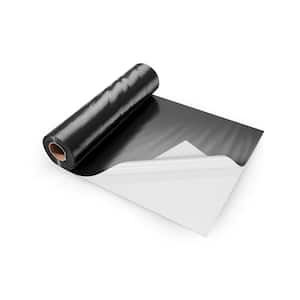 10 Mil Plastic Sheeting 10 ft. x 65 ft. Heavy Duty Roll, Black and White Double-Sided, Vapor Barrier, Multi-Purpose Tarp