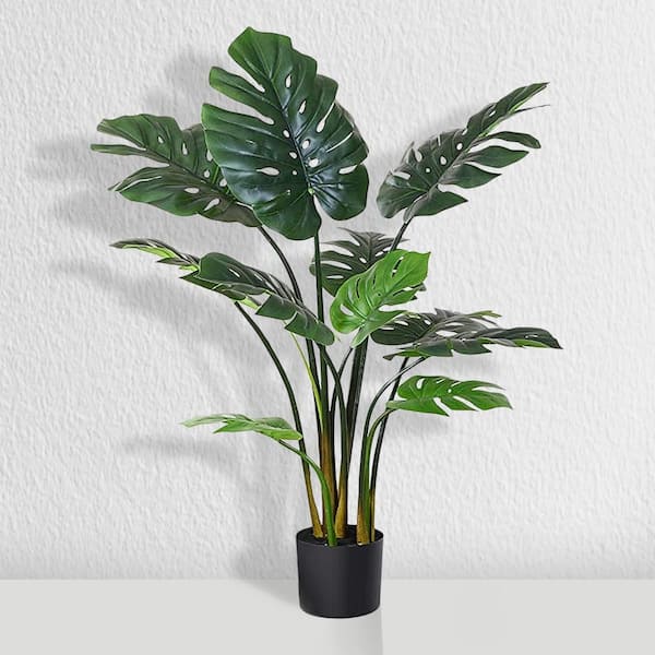 2 Packs Fake Plants Mini Artificial Greenery Potted Plants for