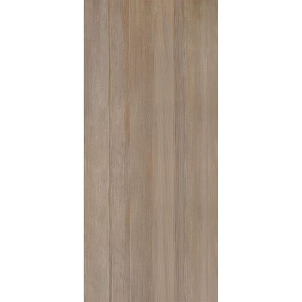 Door Skin 0.06 in. D x 48 in. W x 84 in. L White Oak PVC Glue-Up Casing (2-Pack)/56 sq. ft.