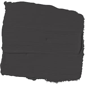 1 gal. #PPG1001-7 Black Magic Semi-Gloss Interior Latex Paint
