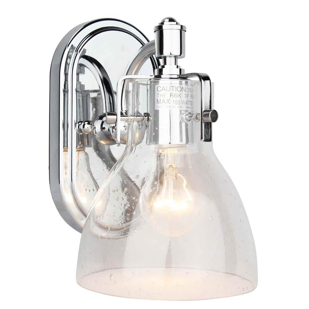 1-Light Chrome Vanity Lighting