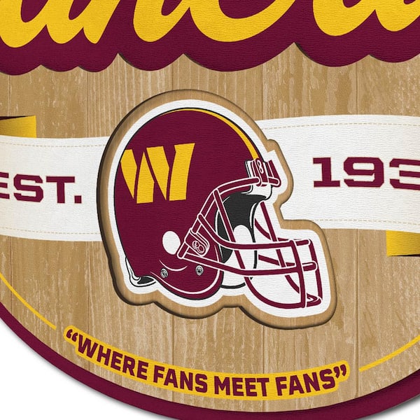 YouTheFan NFL Washington Commanders Fan Cave Decorative Sign 1903752 - The  Home Depot