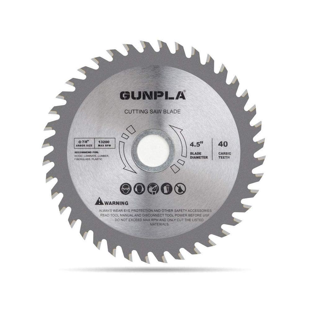 4-1/2 in. 40-Tooth Wood Cutting Saw Blade Alloy Steel TCT Power Tool Accessory with 7/8 in. Arbor 1-Pack price history on PriceWatchPro