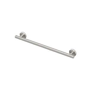 Latitude II 18 in. x 0.875 in. Grip Residential Grab Bar in Satin Nickel