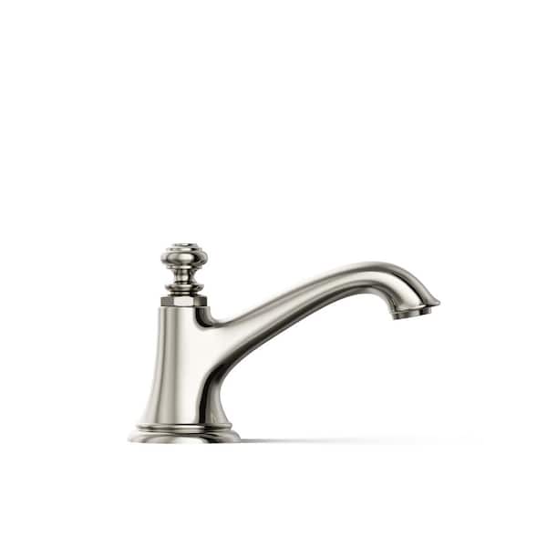 KOHLER Artifacts 5.375 in. Bathroom Sink Spout with Bell Design in Vibrant Polished Nickel