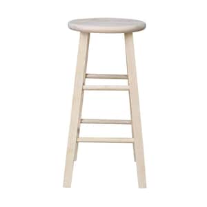 24 in. Unfinished Wood Counter Stool