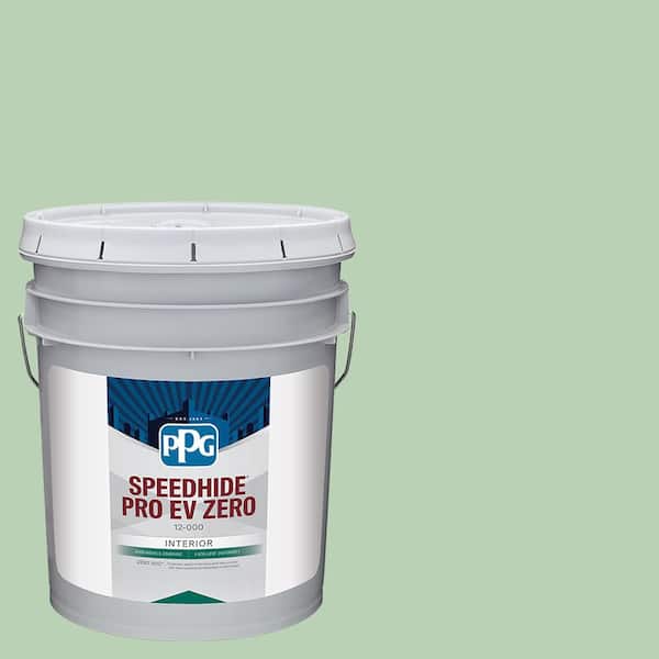 PPG Speedhide Pro EV Zero 5 gal. PPG1130-4 Lime Taffy Eggshell Interior Paint