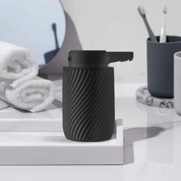 Anqtovp Black Soap Dispenser Lotion Dispenser Touchless Automatic
