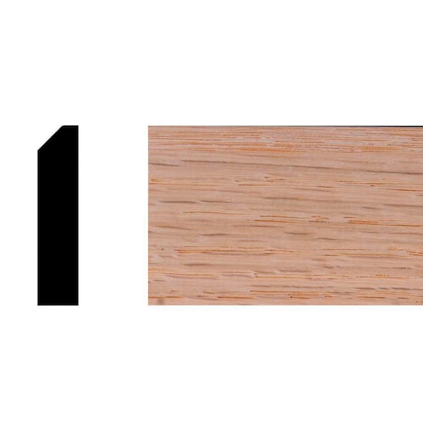 Builder's Choice OP497 3/8 in. x 1-9/16 in. Oak Wood Countertop Edge Moulding