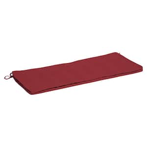 ProFoam 18 in. x 46 in. Outdoor Bench Cushion Cover, Caliente Red