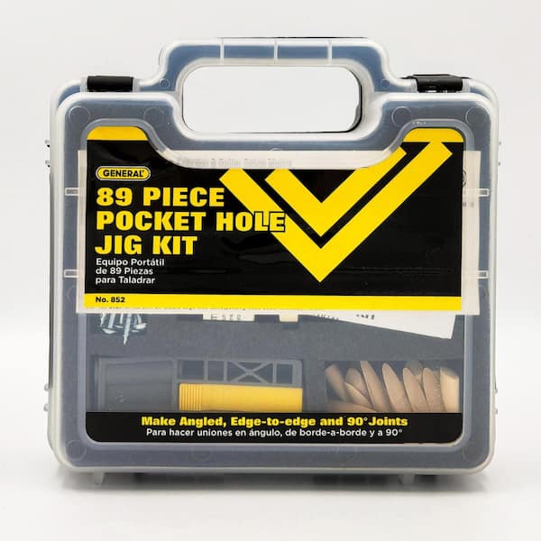 Pocket Hole Jig Kit with Screws and Dowels (89-Piece) Pocket Hole Jig Kit with Screws and Dowels (89-Piece)
