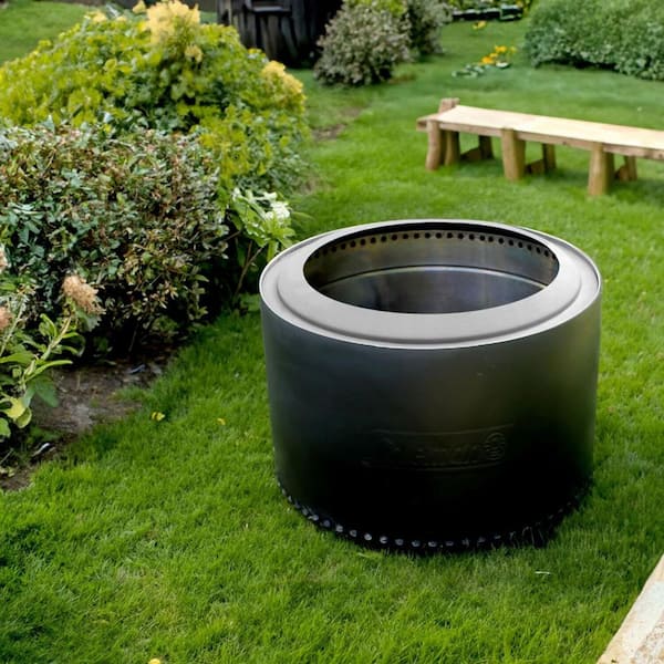 Coleman Cityscapes 25 in. Stainless Steel Outdoor Wood Burning