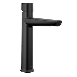 Galeon Single-Handle Single Hole Bathroom Faucet in Matte Black