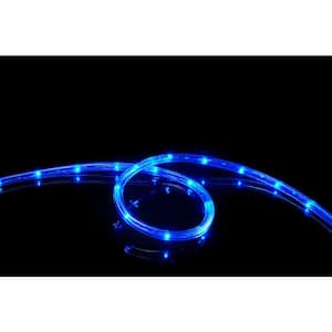 16 ft. Blue All Occasion Indoor Outdoor LED Rope Light 360Directional Shine Decoration (2-Pack, 32 ft. Total)
