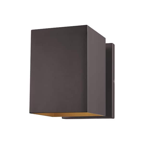 Generation Lighting Pohl Small 1-Light Bronze Outdoor Wall Lantern