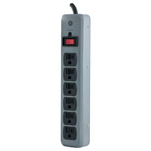 6-Outlet Heavy-Duty Surge Protector