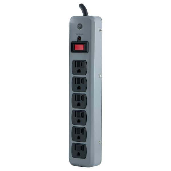 GE 6-Outlet Heavy-Duty Surge Protector