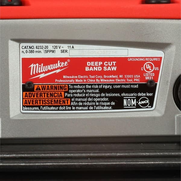 Milwaukee 6232-20 Deep Cut Band Saw for sale online