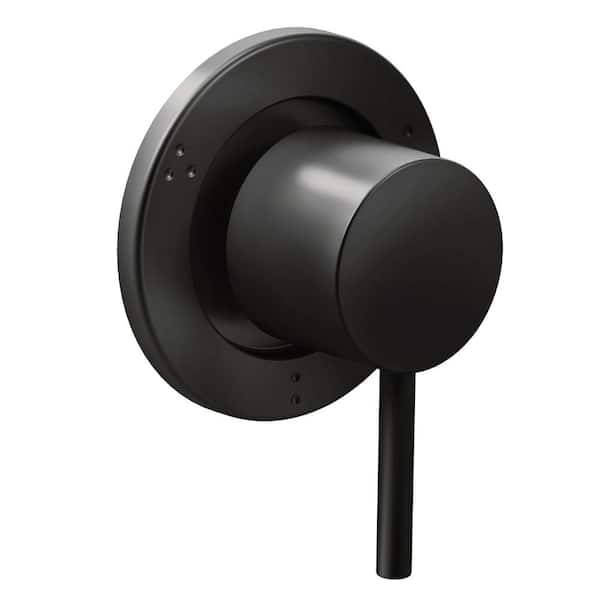 MOEN Align Single-Handle Transfer Valve Trim Kit in Matte Black (Valve Not Included)