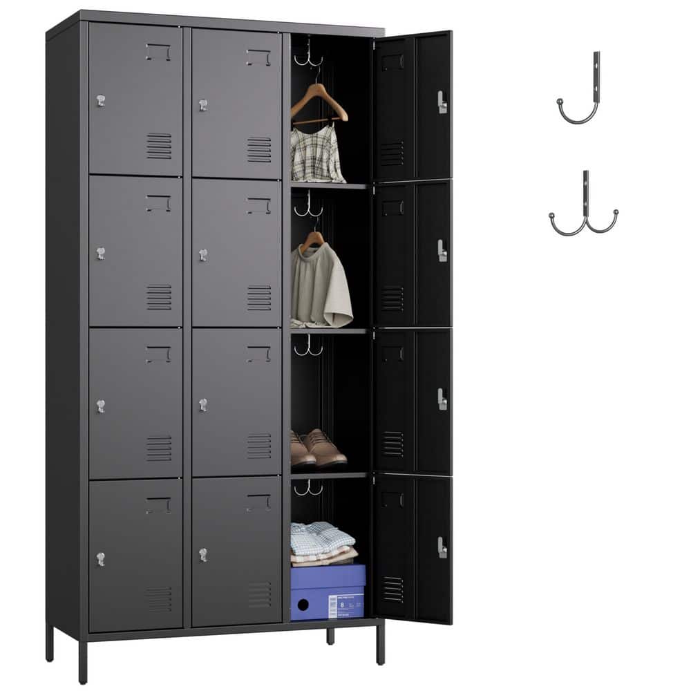 Kaikeeqli Metal Freestanding Cabinet 72 in. H x 35.5 in. W x 16 in