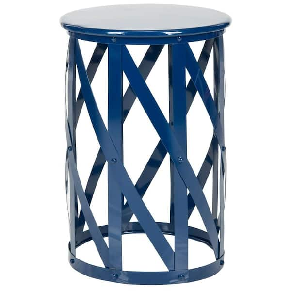 SAFAVIEH Bertram Navy End Table