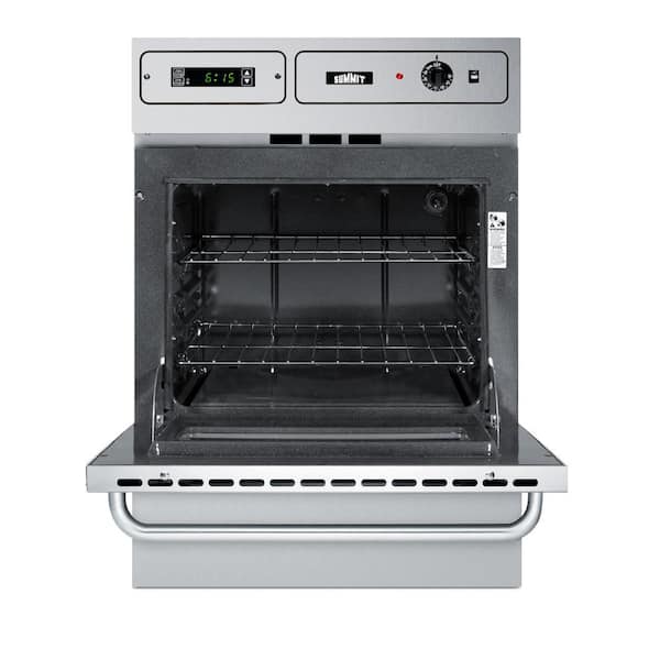 24 in. Single Gas Wall Oven in Stainless Steel