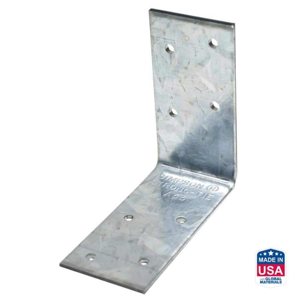 UPC 044315044809 product image for 3 in. x 3 in. x 1-1/2 in. Galvanized Angle | upcitemdb.com