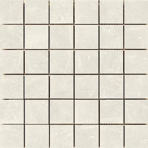 Uptown Sugar Hill 11.81 in. x 11.81 in. x 9mm Porcelain Mesh-Mounted Mosaic Tile (0.97 sq. ft.)