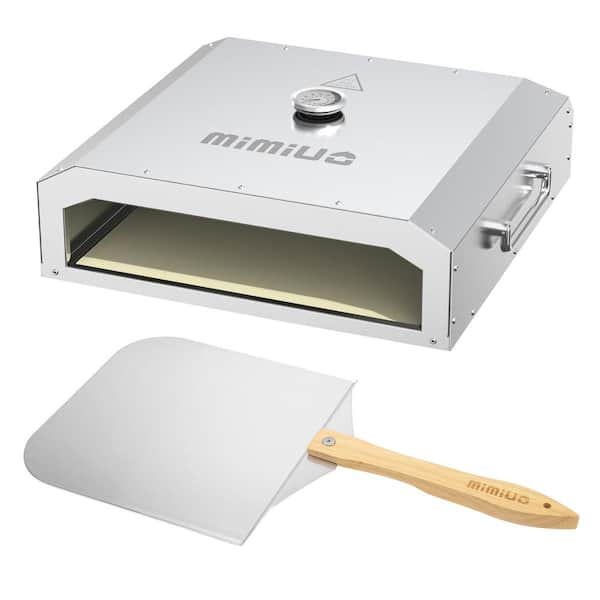 mimiuo Stainless Steel Outdoor Propane Grill Pizza Oven Kit