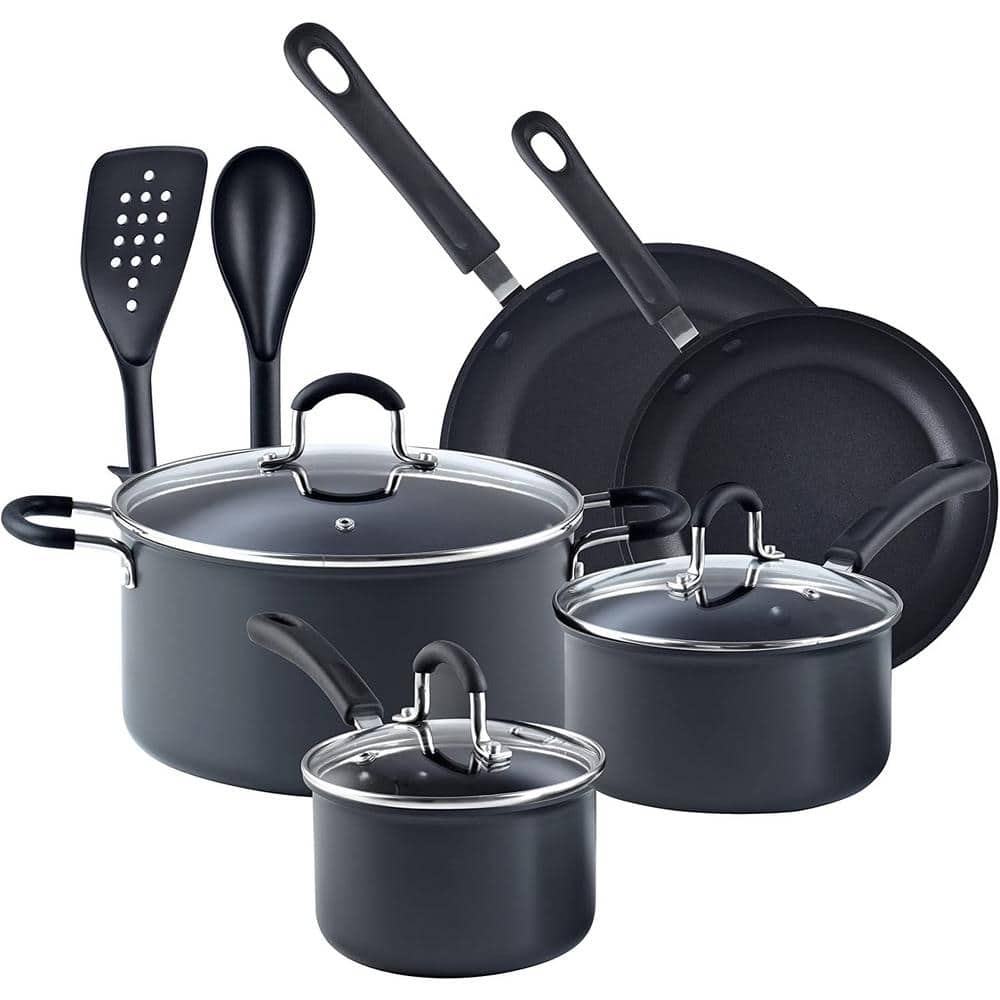 Cook N Home Professional Hard Anodized Nonstick Saute Pan With Lid 3 Q