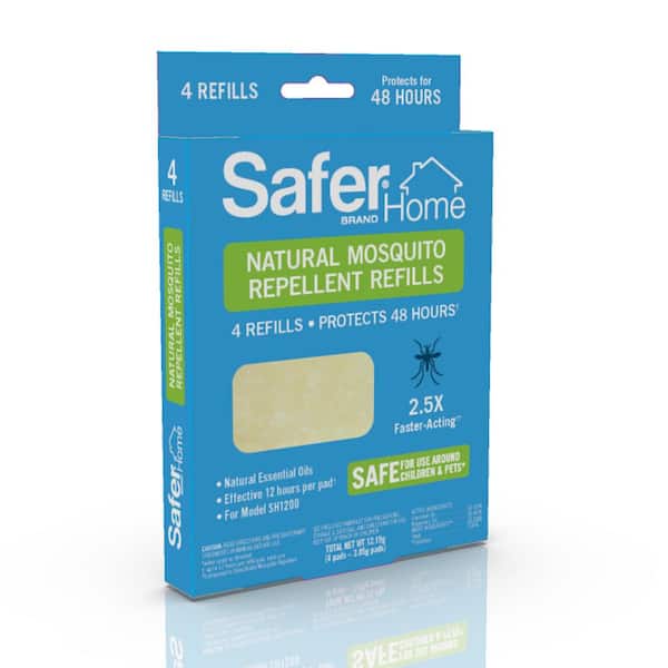 Safer Brand Indoor/Outdoor Mosquito Repellent Lantern Refills (4-Pack)